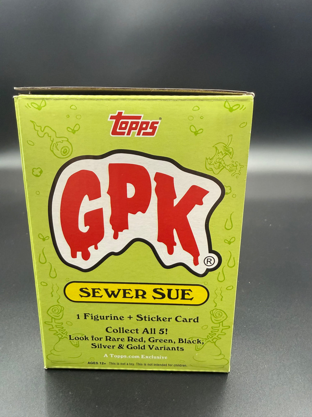 2021 Topps Garbage Pail Kids Trashy Treasures Series 3 Sewer Sue Figurine + Sticker Card