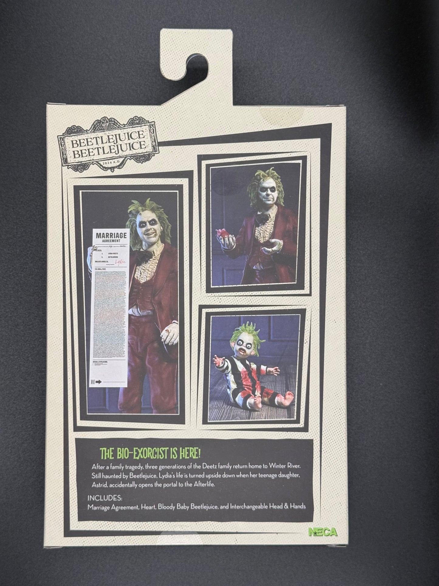 NECA Beetlejuice Beetlejuice Ultimate Wedding Tuxedo 7" Figure New