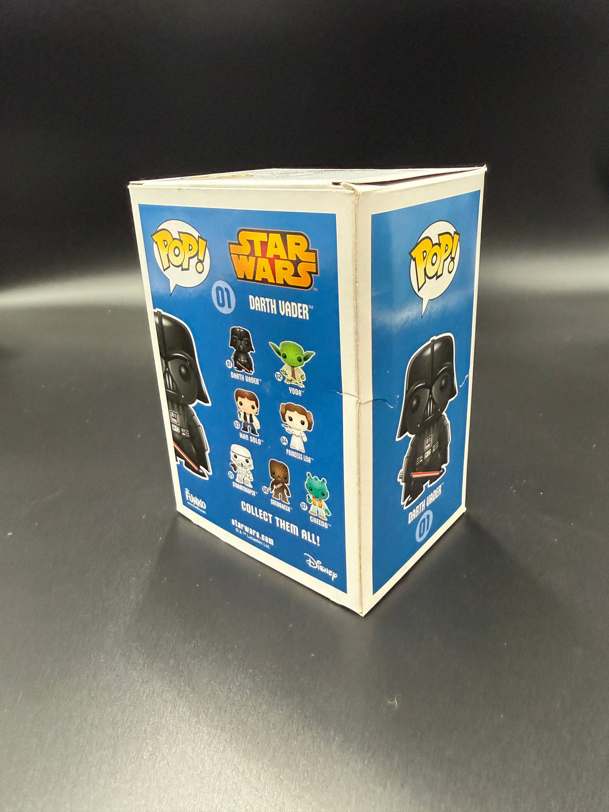 Funko Pop! Star Wars Darth Vader #01 Metallic Hot Topic Exclusive