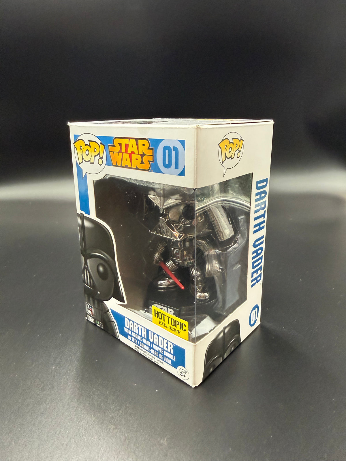 Funko Pop! Star Wars Darth Vader #01 Metallic Hot Topic Exclusive