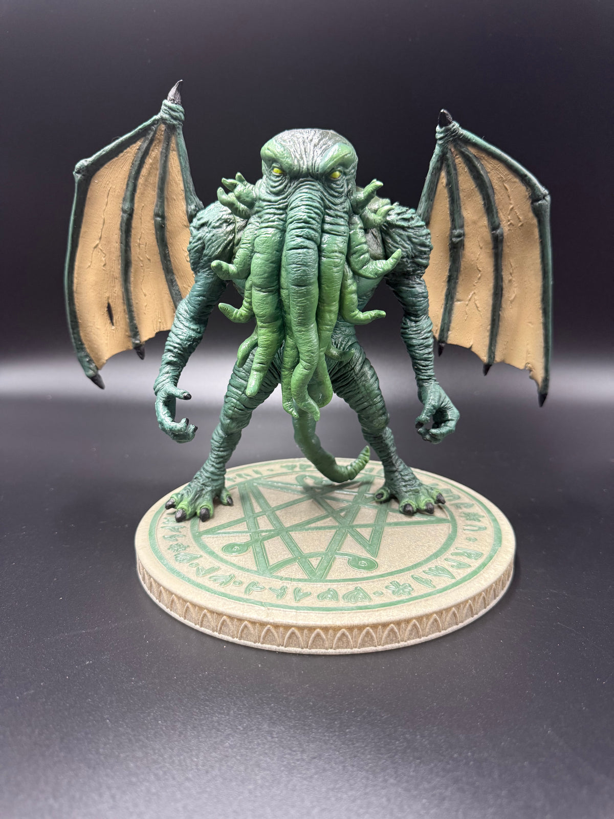 SD Toys H.P. Lovecraft Cthulhu 7" PVC Statue Figure with Runic Display Base – Loose