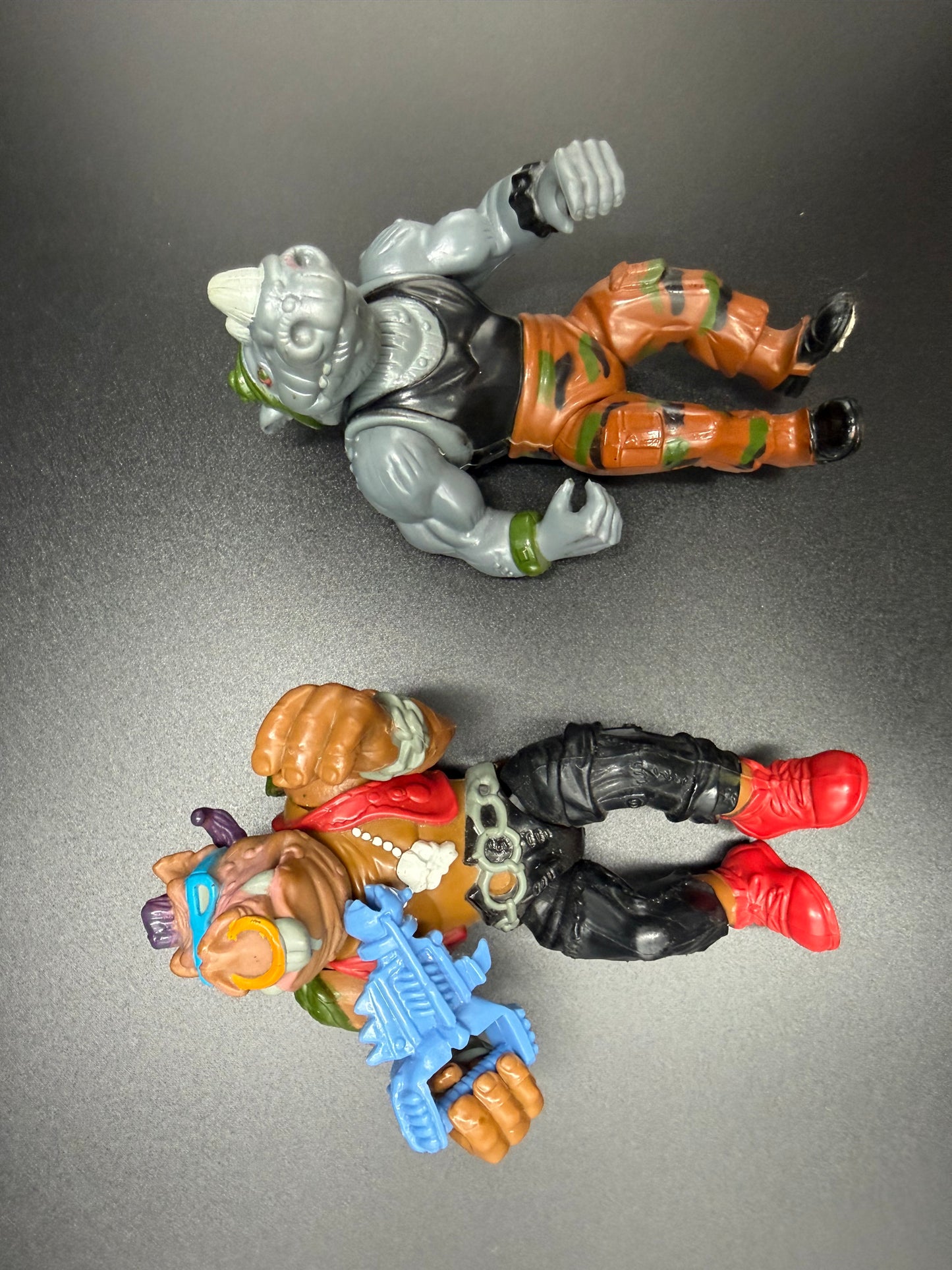 1988 Playmates TMNT Bebop & Rocksteady Vintage Action Figure Lot – Original Series