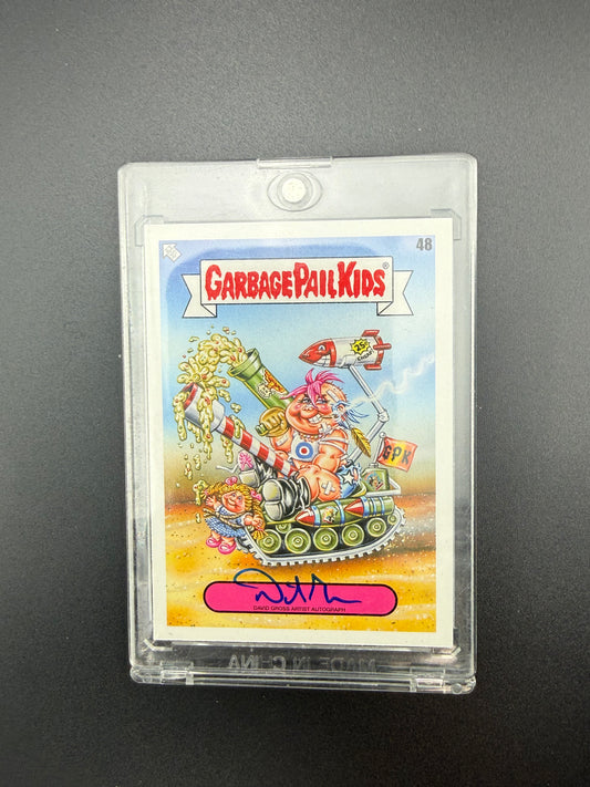 2024 Topps Garbage Pail Kids Kids at Play #48 Silly Billy – David Gross Artist Autograph