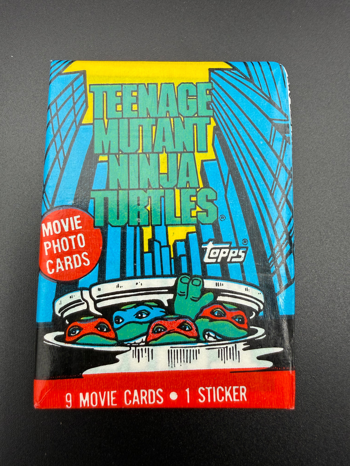 1990 Topps Teenage Mutant Ninja Turtles Movie Photo Cards – Factory Sealed Wax Pack
