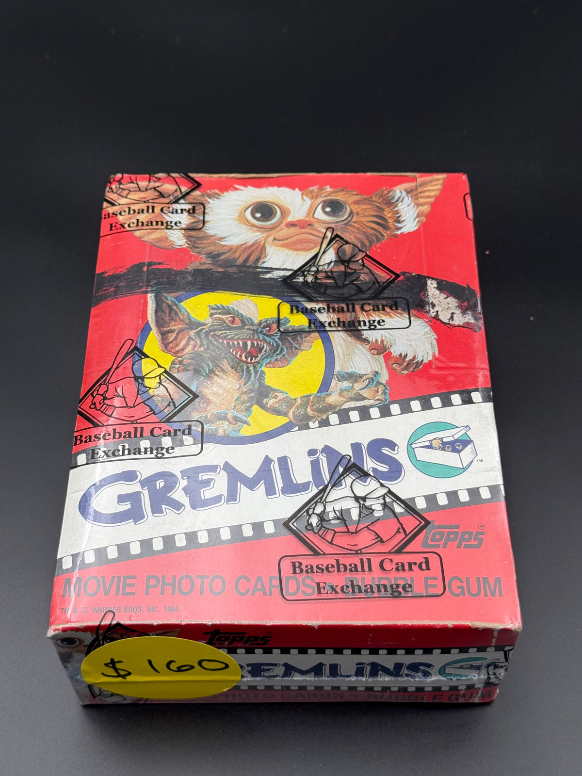 1984 Topps Gremlins Movie Photo Cards Unopened Wax Pack – BBCE Box Provenance.