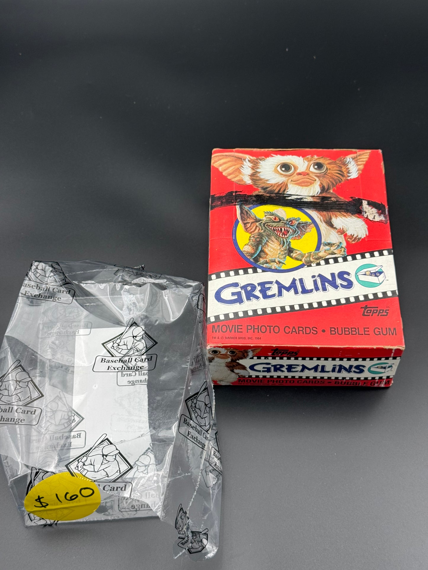 1984 Topps Gremlins Movie Photo Cards Unopened Wax Pack – BBCE Box Provenance.