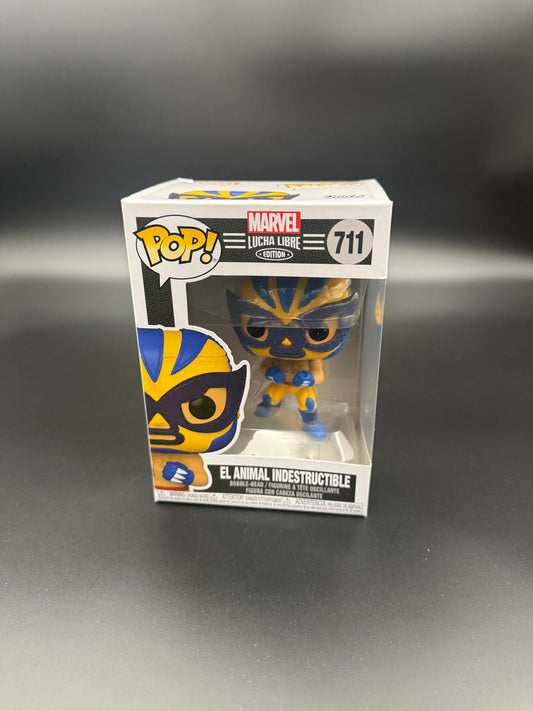 Funko Pop! Marvel Lucha Libre El Animal Indestructible #711 – Wolverine