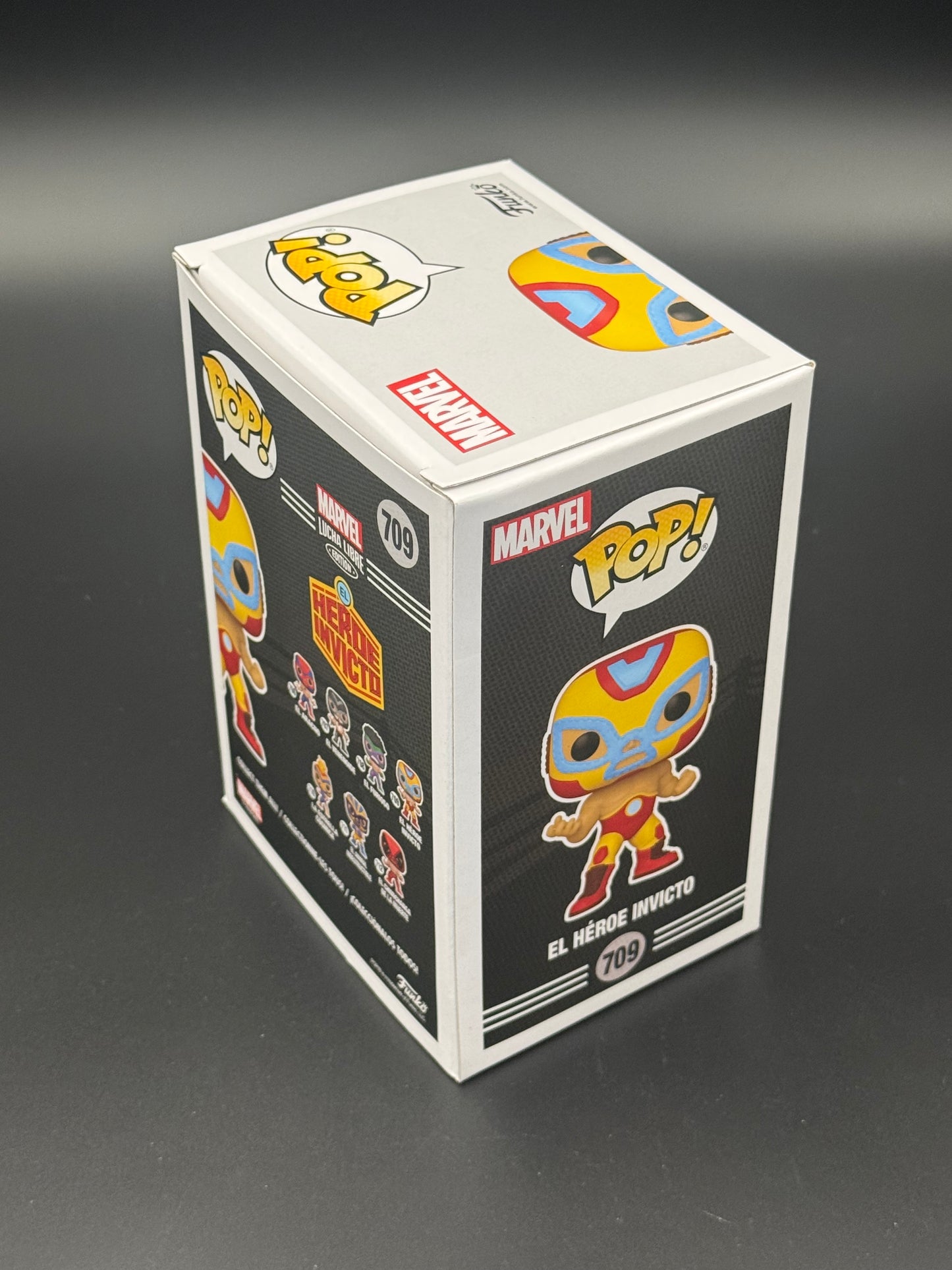 Funko Pop! Marvel Lucha Libre El Héroe Invicto #709 – Iron Man – Vaulted