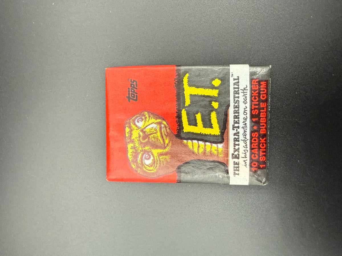 1982 Topps E.T. Movie Photo Cards Unopened Wax Pack Vintage ET