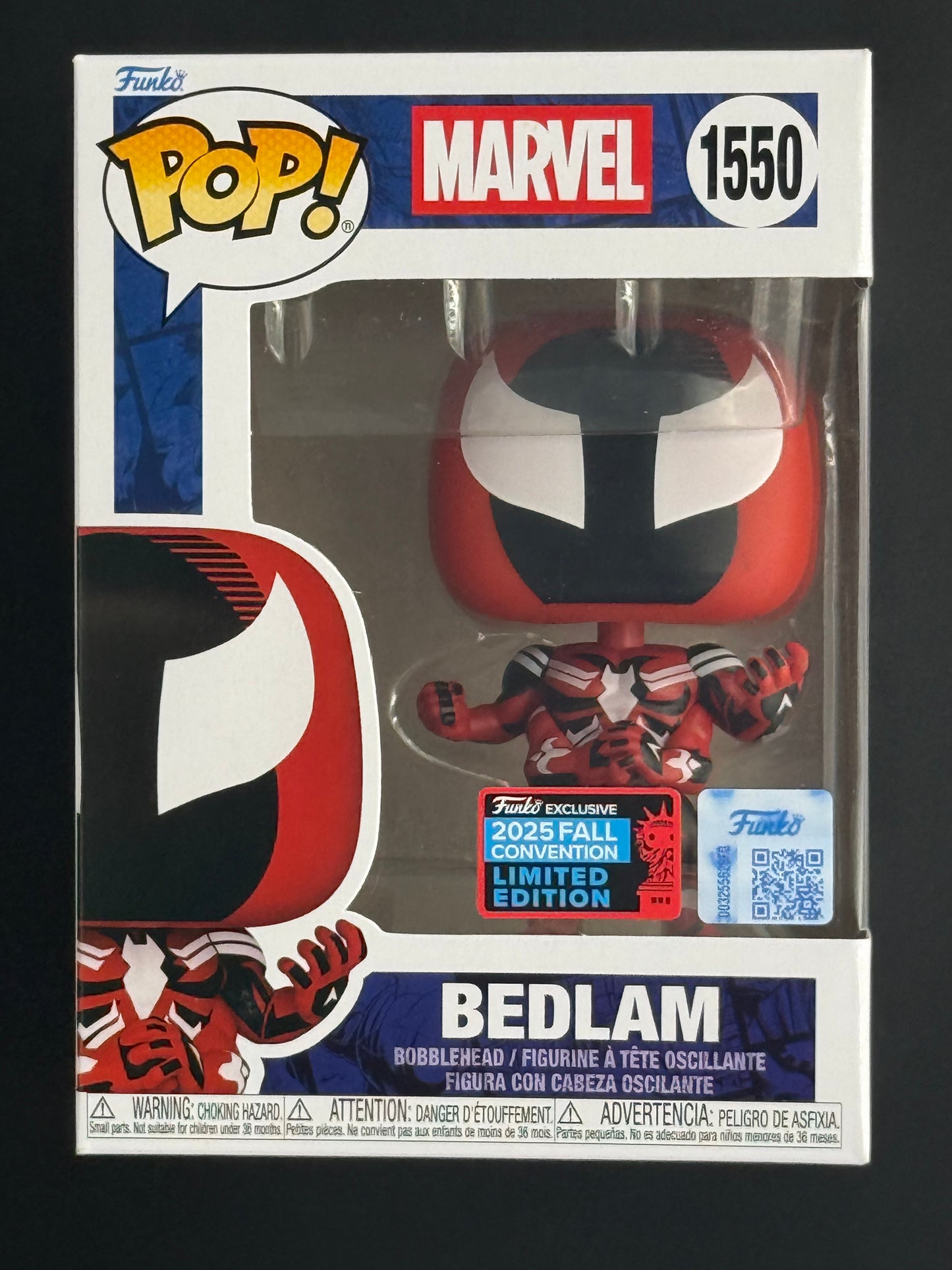 Funko Pop Marvel Bedlam #1550 2025 Fall Convention Limited Edition