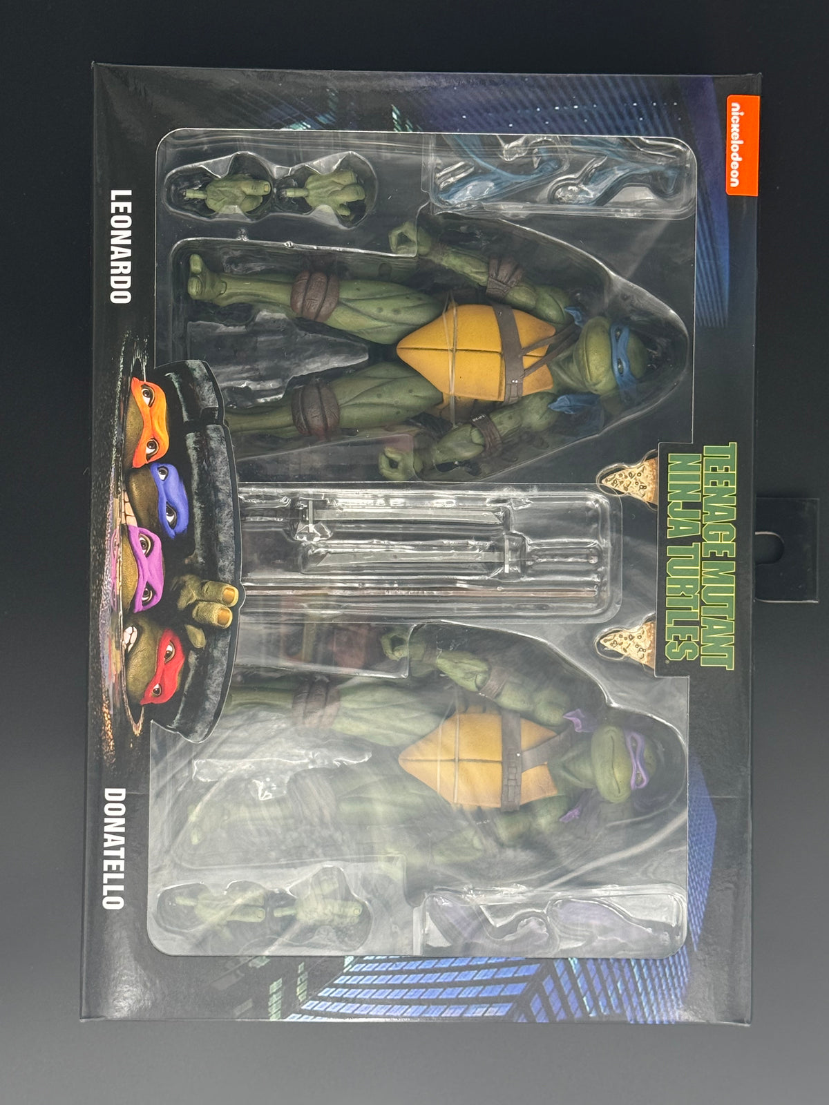 NECA TMNT 1990 Movie Leonardo & Donatello 7" Figure 2-Pack Sealed