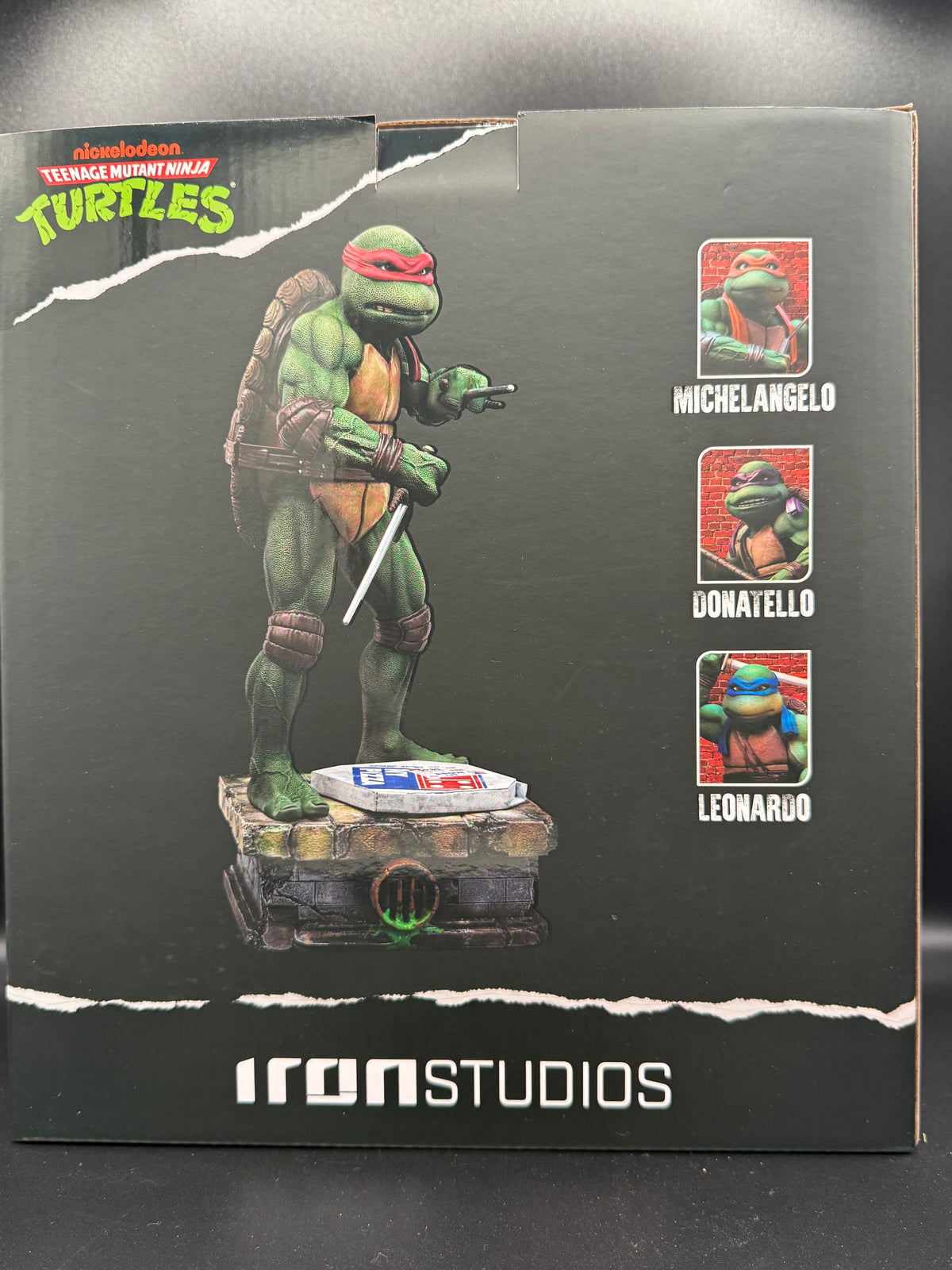 Iron Studios TMNT Raphael 1/10 Art Scale Statue • Sewer Base • Boxed